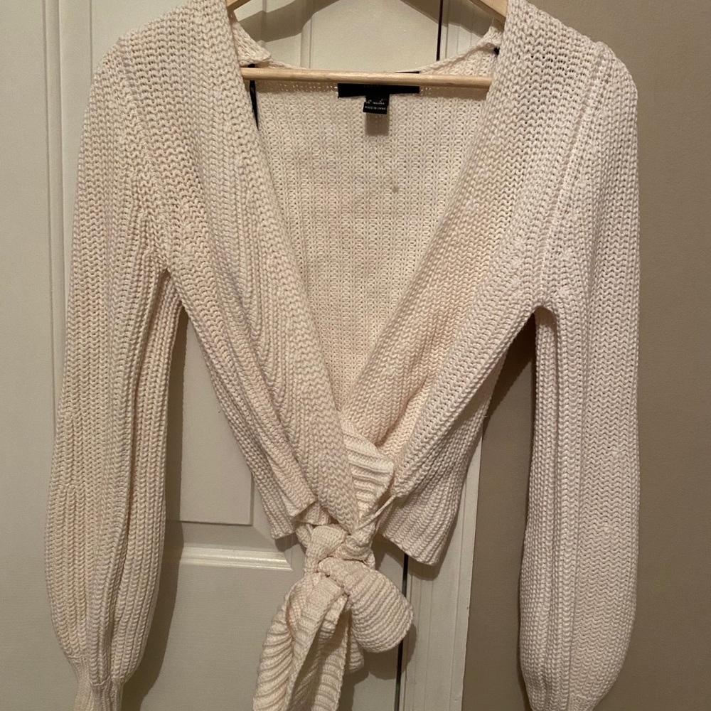 WRAP SWEATER